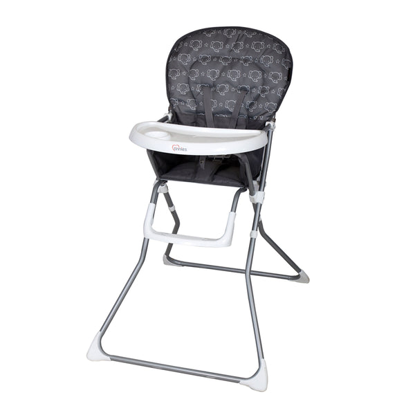 Tinnies Baby High Chair Elephant Design (Grey) - T026-022