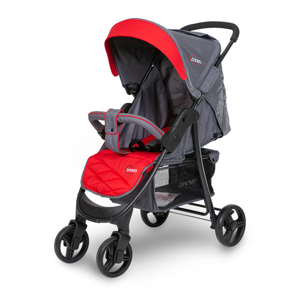 Tinnies Baby Stroller Diamond Pattern (Red) - E03-014