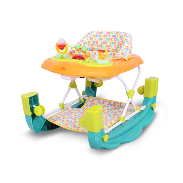 Tinnies Baby Walker W/Rocking (Orange) - BG-1203