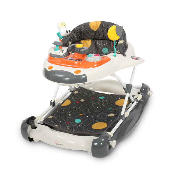 Tinnies Baby Walker W/Rocking Planets Design (Dark Grey) - BG-2131