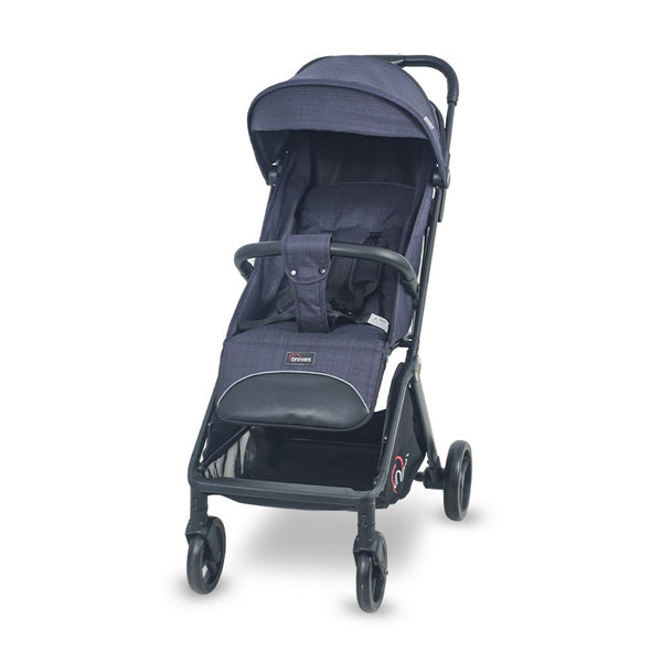 Tinnies Stroller Auto Folding-Navy Blue-T105