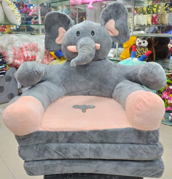 3 layers Kids Folding Sofa Cum Bed – Elephant