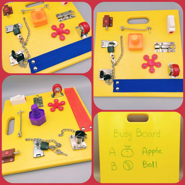 Wooden Montessori Busy Activity Learning Board