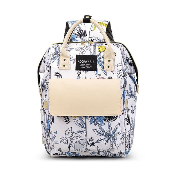 Fashion Mommy Maternity Diaper Bag Backpack - Floral