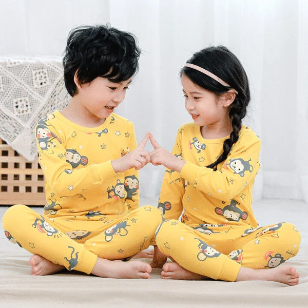 Yellow Monkey Kids Night Suit Baby &amp; Baba