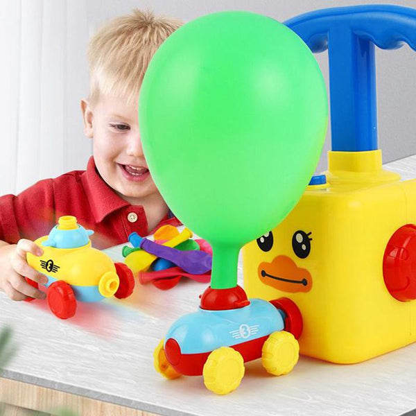 Air Powered Hand Push Balloon Car