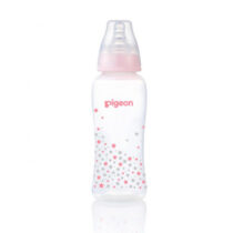 Pigeon Pp Stream Line Printed Bottle 250 ml, Pink - A78285