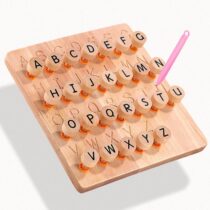 Double-Sided Letter Pairing Tracing Wooden Board