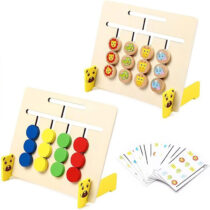 Wooden Four Animal And Color Logic Thinking Game (5)