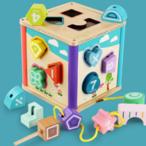 Shape Matching Puzzle Box – Square – MC017