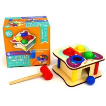 Small Box Knocking The Ball Baby Toy Concerning Hands With Thinking