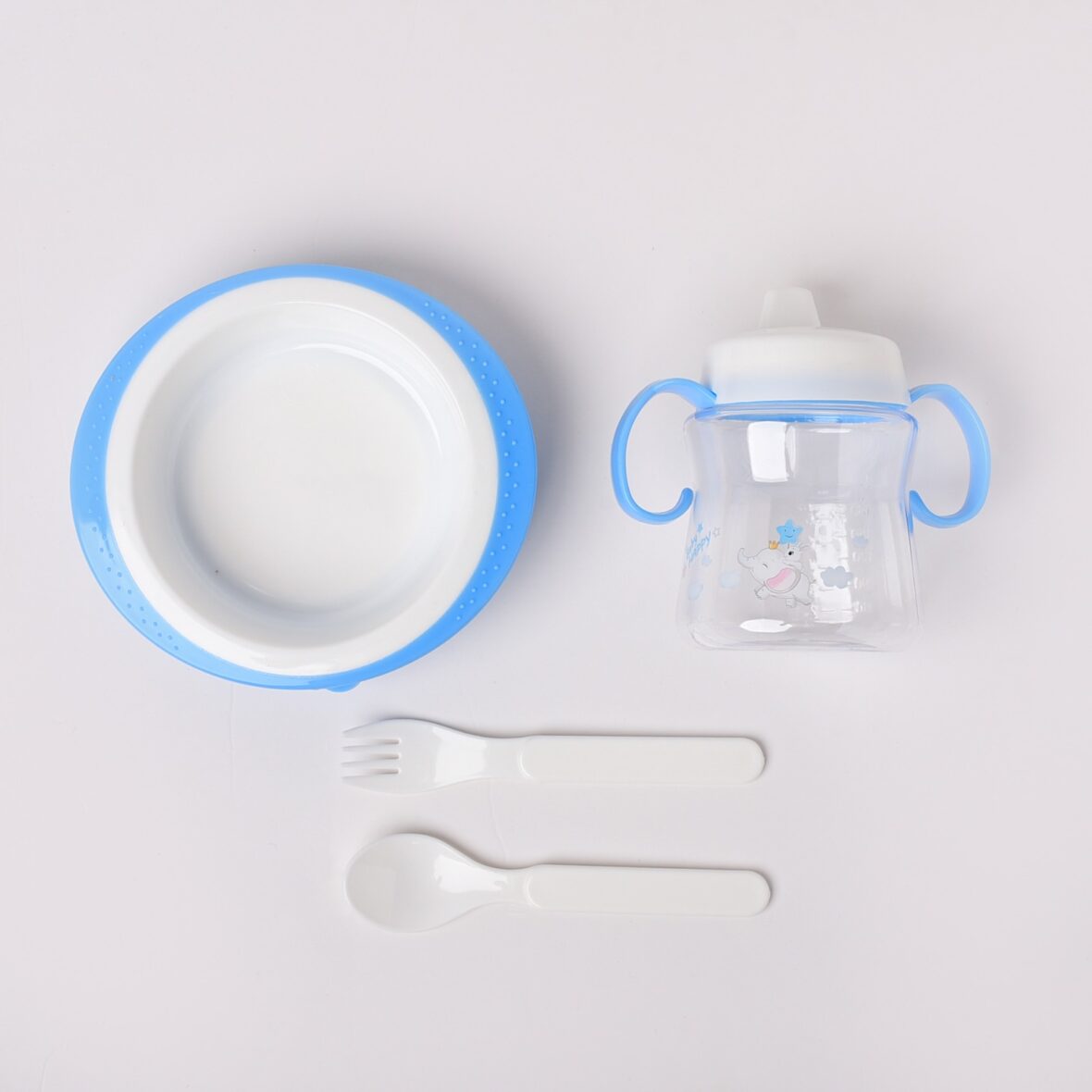Blue Children Tableware Set Baby Feeding Series – 904.1
