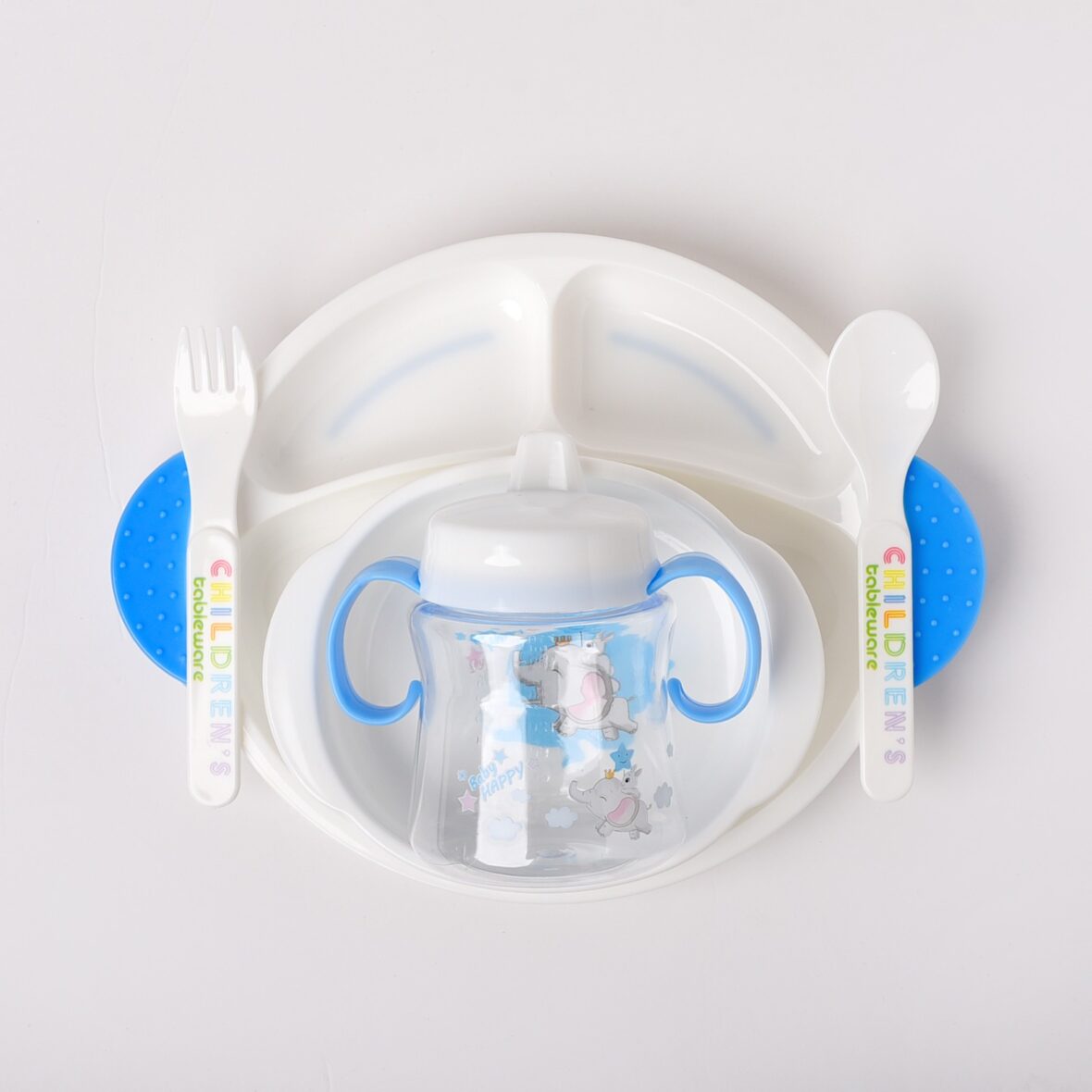 Blue Children Tableware Set Baby Feeding Series – 912