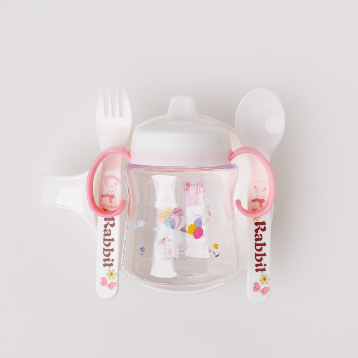Pink Children Tableware Set Baby Feeding Series – 906
