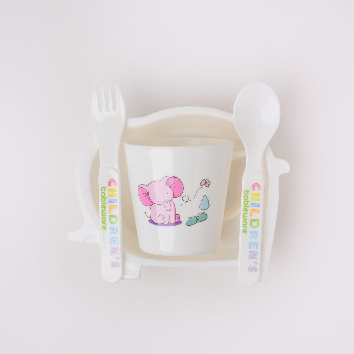 Pink Children Tableware Set Baby Feeding Series – 900