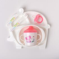 Pink Children Tableware Set Baby Feeding Series - 911