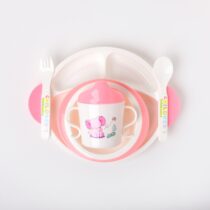 Pink Children Tableware Set Baby Feeding Series - 913