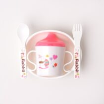 Pink Children Tableware Set Baby Feeding Series – 903.1
