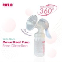 Farlin Wide Neck Manual Breast Pump Free Direction-AA-11008