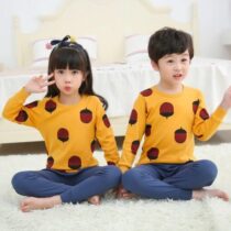 Yellow Nuts Printed Kids Night Suit Baby & Baba.
