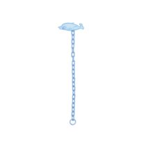 Farlin Pacifier Chain Fish-Blue-BF-127