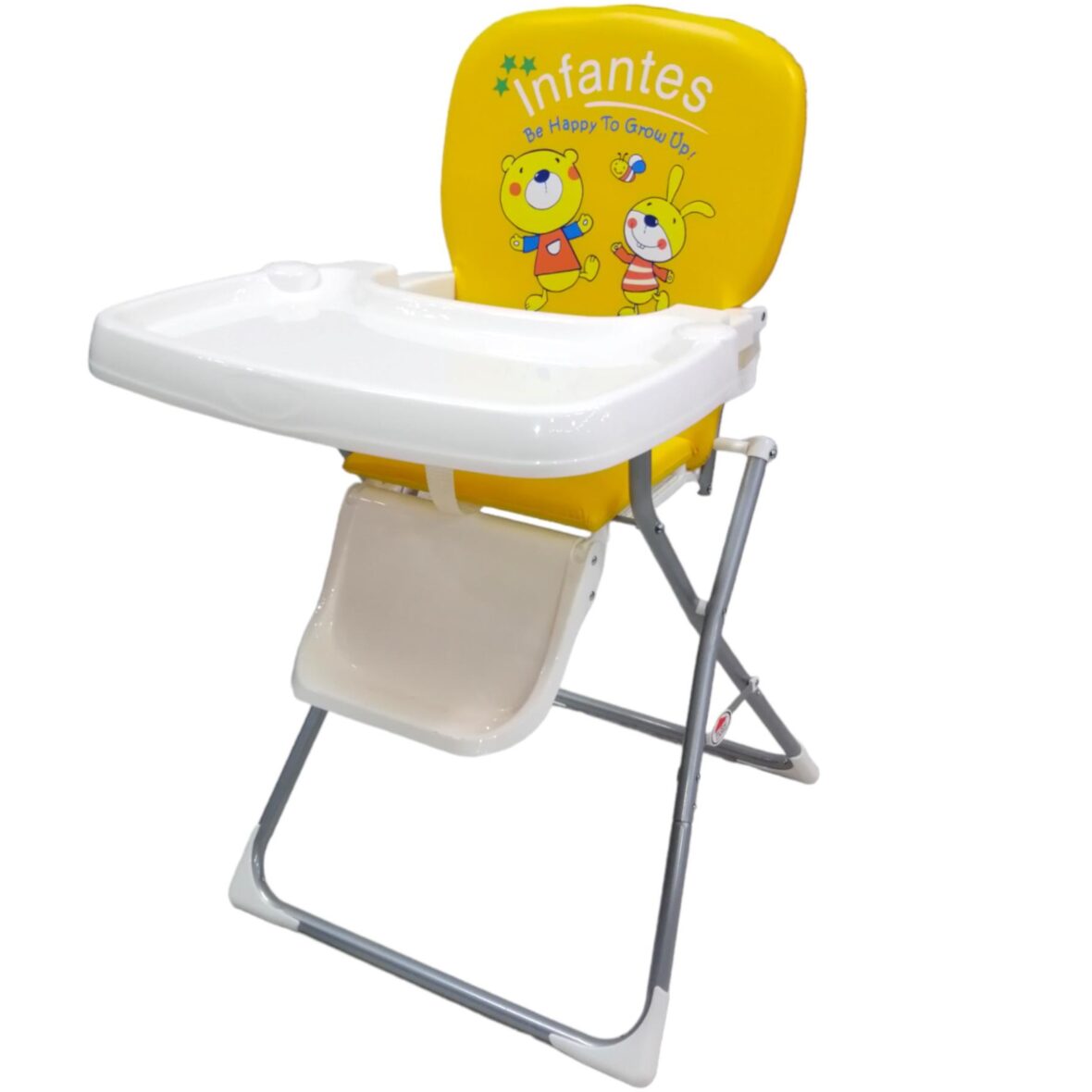 Infantes Baby High Chair With Feeding Tray – Yellow