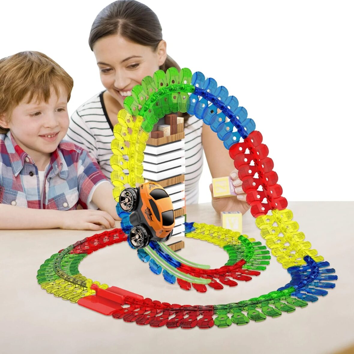 Anti-Gravity Puzzle Roller Coaster Toy.1
