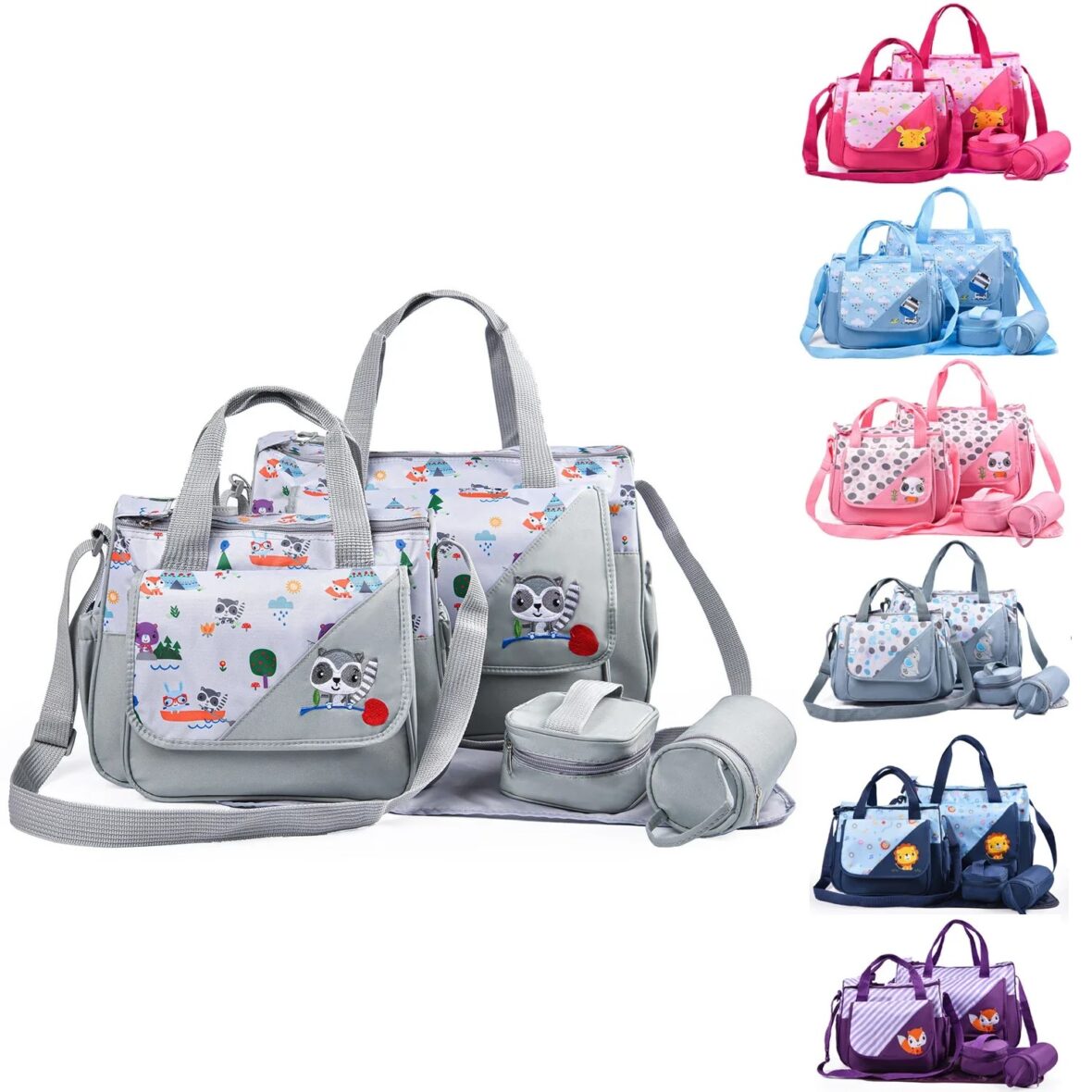5 Pcs Shoulder Bag Baby Sets – Multi Colors