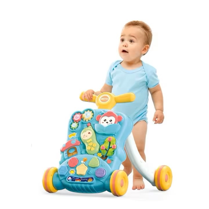 Musical Push Walker For Toddlers Learning with Activity