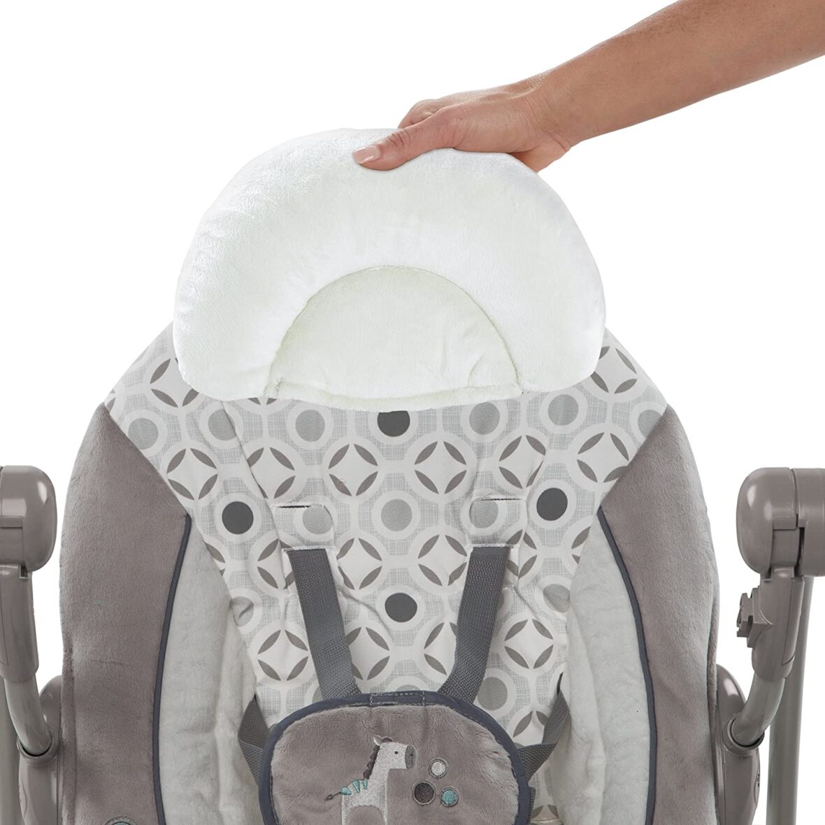 Ingenuity Convert-to-Seat Auto Baby Swing – Grey (4)