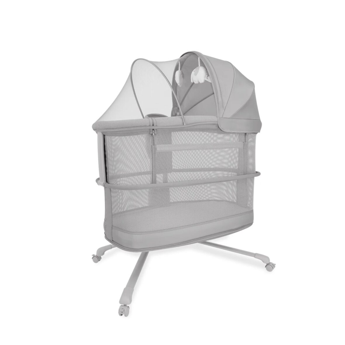 Mastela Dream Starlight Baby Crib Bassinet 4in1 Swing + Music – Dark Grey