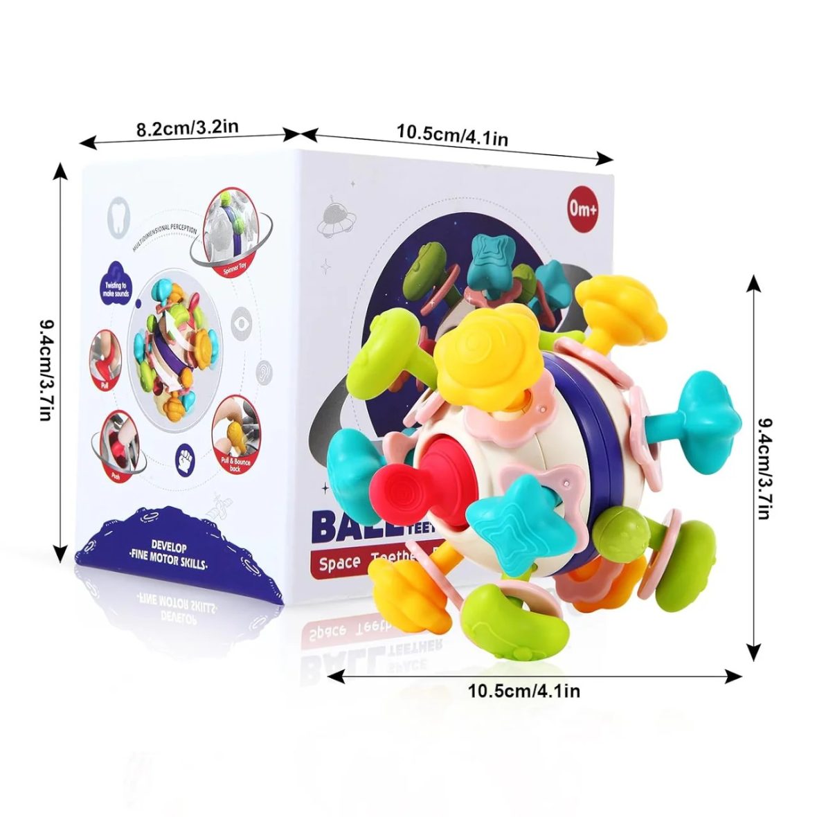 Baby Teether And Rattle Ball 1