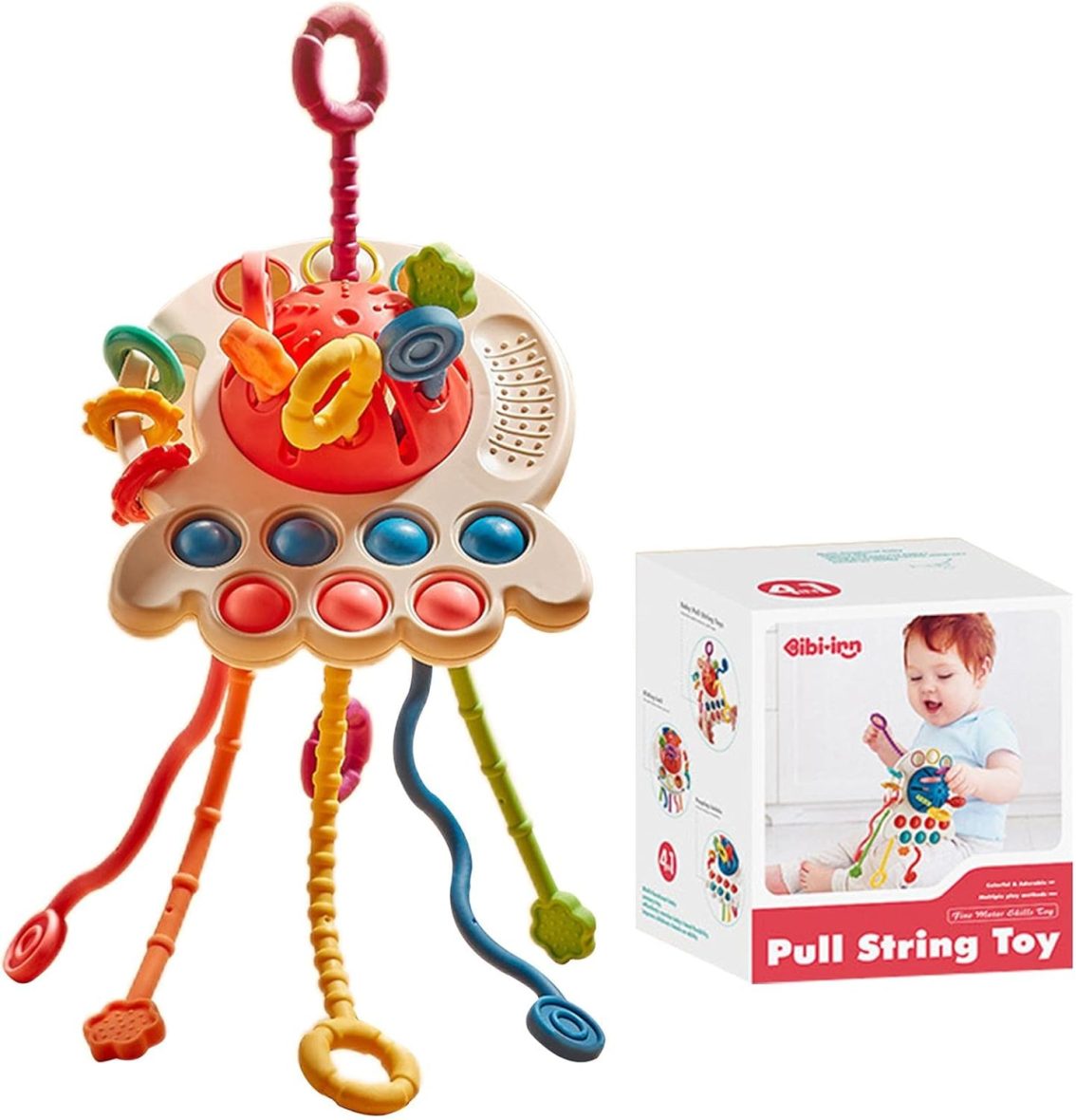 Pull String Teether Toy