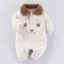 Cute Cartoon Fleece Fur Rompers Jumpers 1